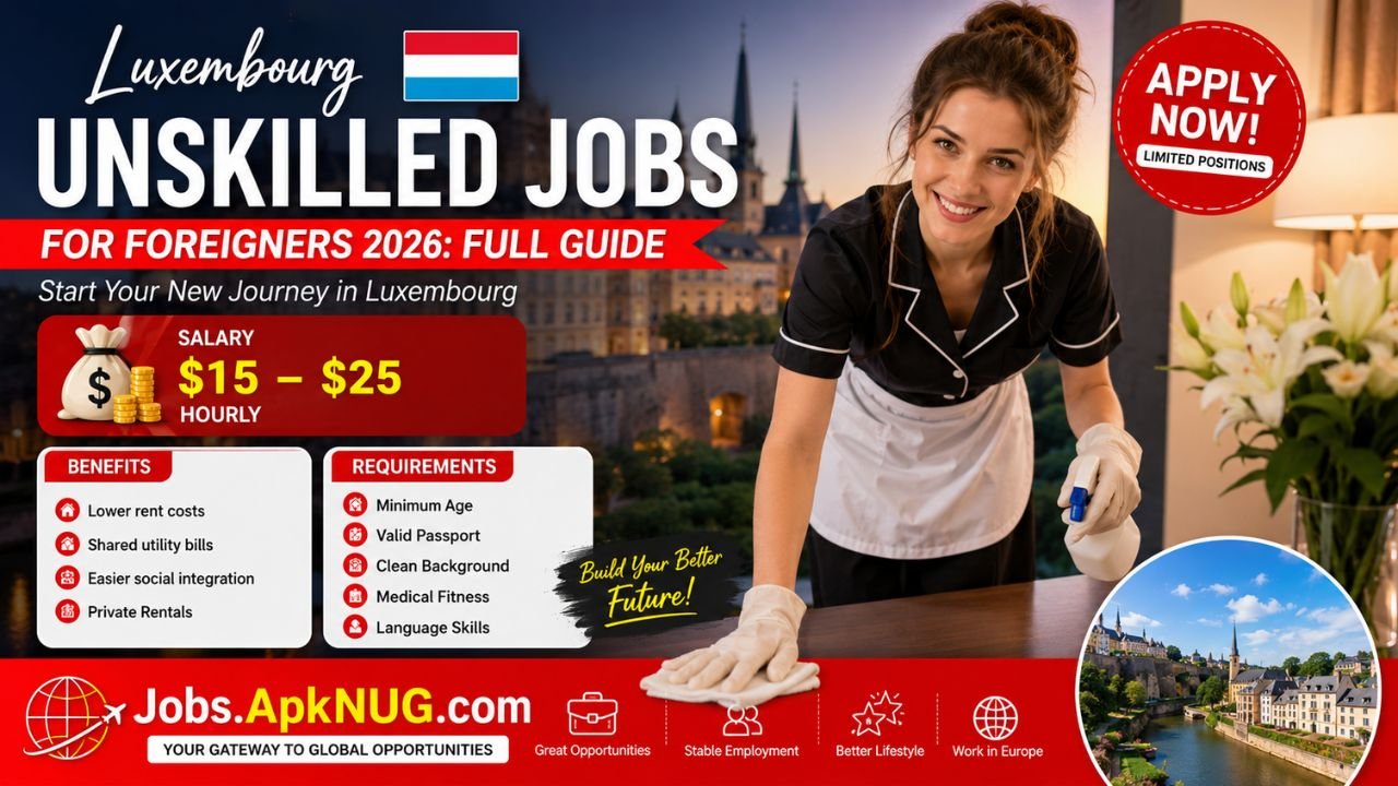 Luxembourg Unskilled Jobs